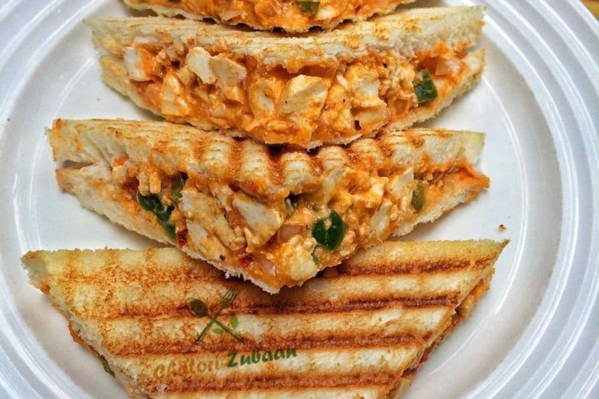 Paneer Tikka Sandwich