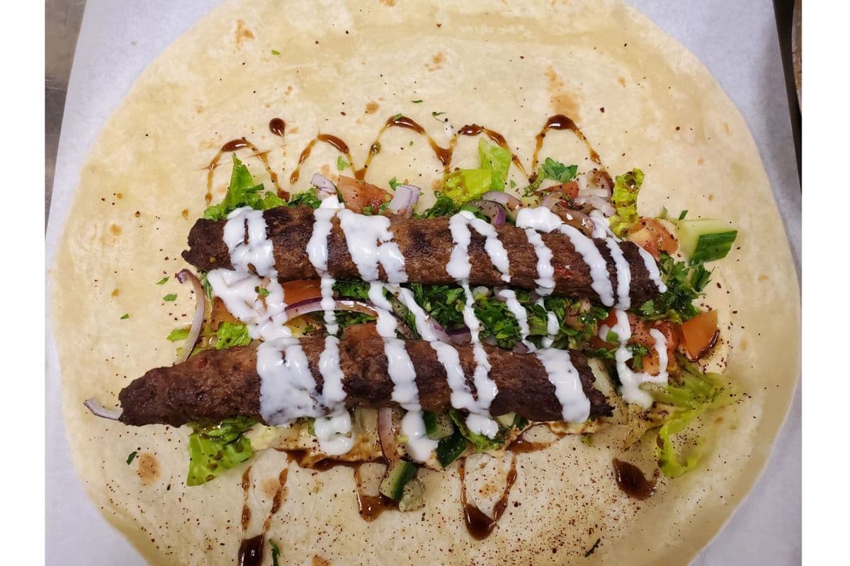 Beef Kebab Wrap