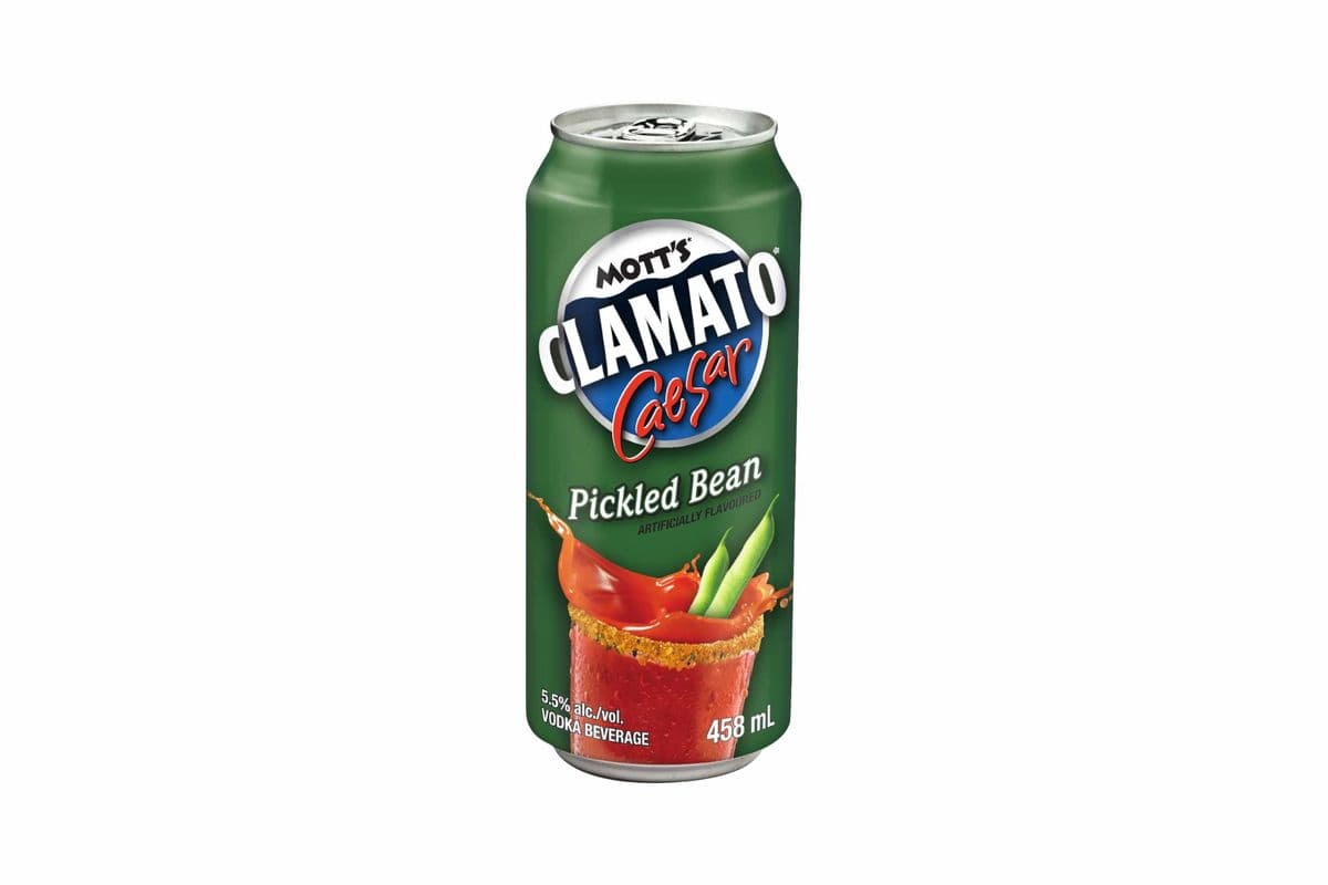 Motts Clamato Caesar Pickled Bean 458ml Can (1 x 458ml)