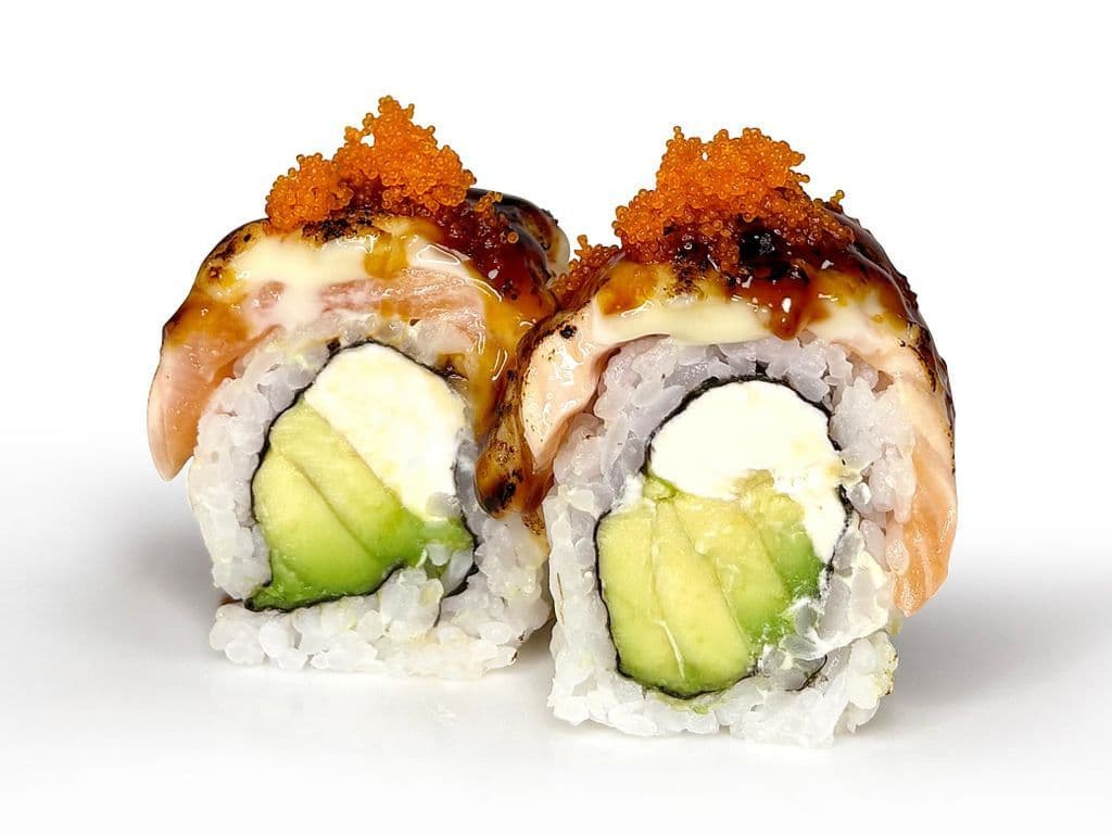 Double Cheese Salmon Roll