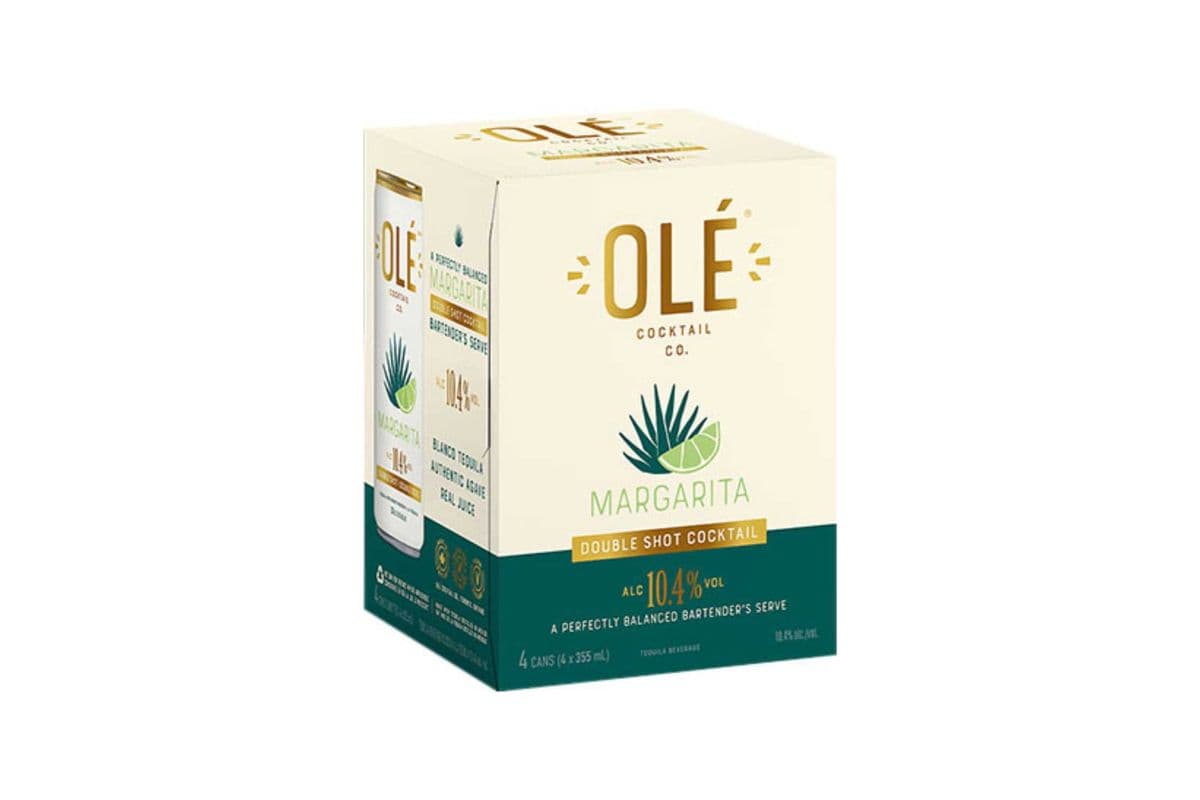 ★ Ole Tequila New Double Shot Margarita | SAVINGS EVERYDAY — THE UNDISPUTED 10.4% MARG GOAT | (4 x 355ml)