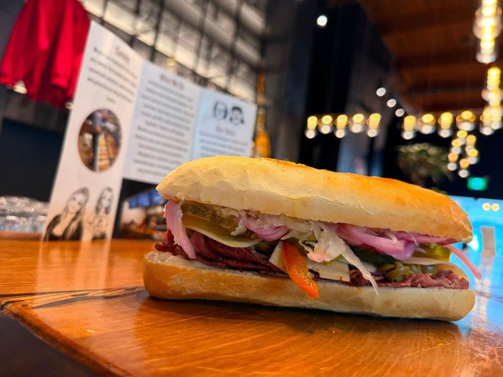 The Maligne Smoked Beef Sandwich