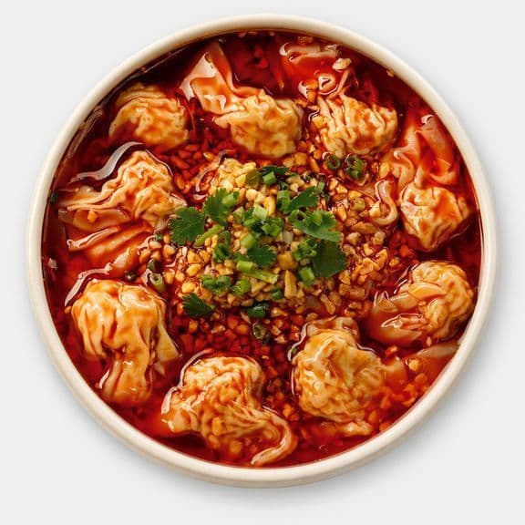 Chili Oil Wontons (Shrimp) 红油鲜虾小馄饨