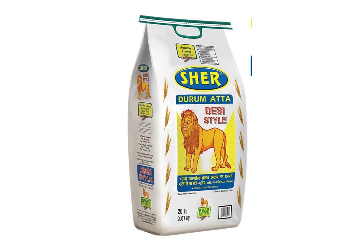 Sher Desi Style Durum Atta (20 lbs)