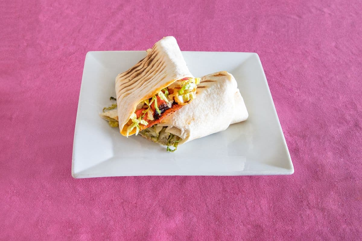 Paneer Tikka Wrap (Vegetarian)