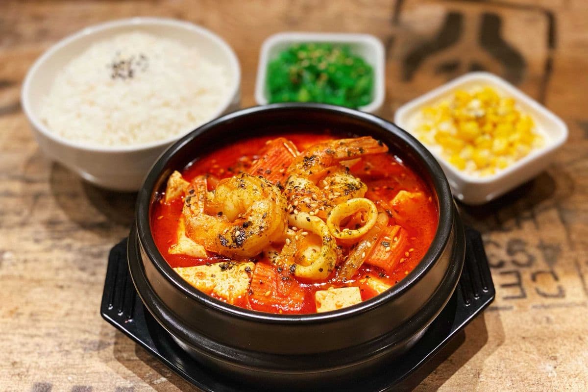 Seafood Tofu Soup
