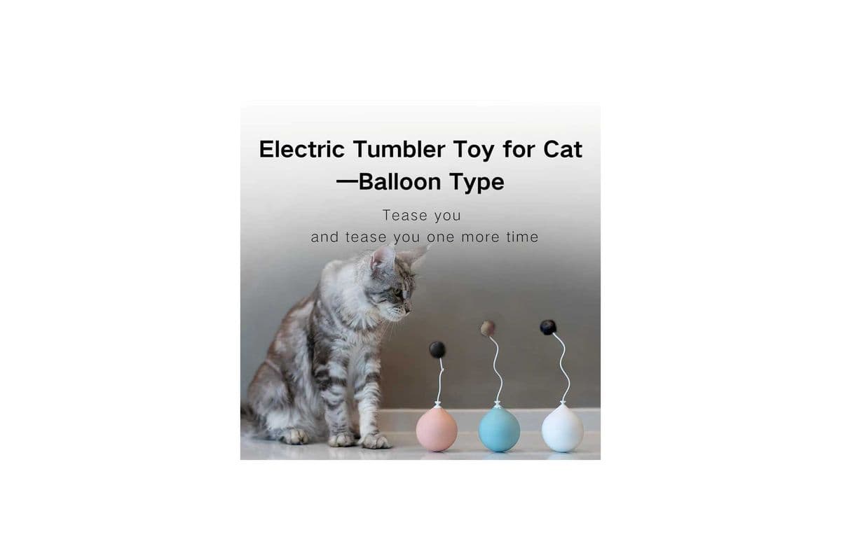 Pidan "Balloon" Electronic Cat Teasing Toy, Blue