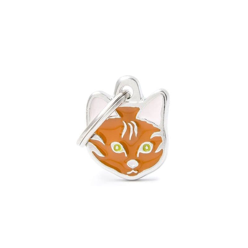 MyFamily Red European Shorthair Engraved Tag