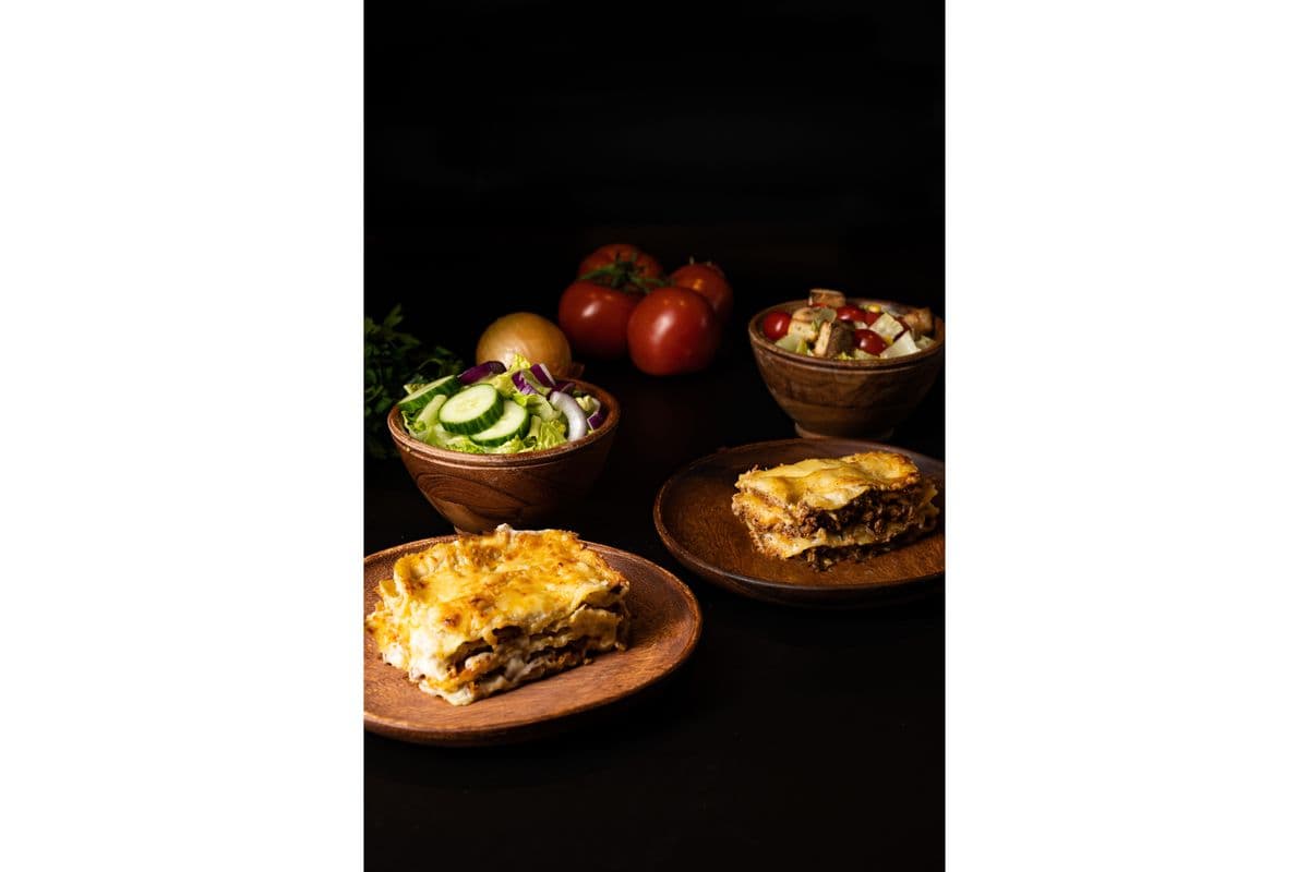 2 Lasagna and 2 Salads