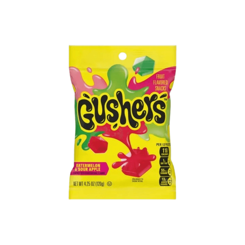Fruit Gushers Watermelon & Sour Apple - USA (4.25oz)