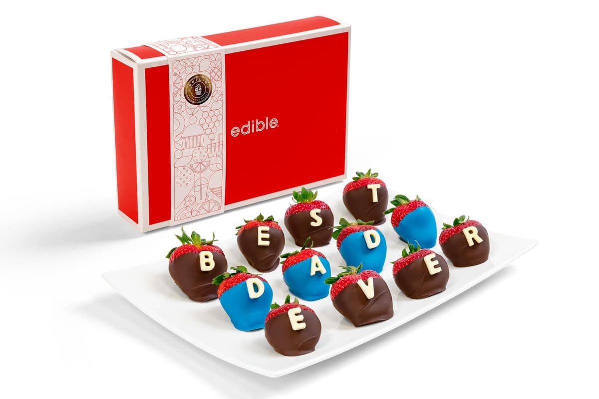 Father's Day Chocolate Covered Strawberries Box
