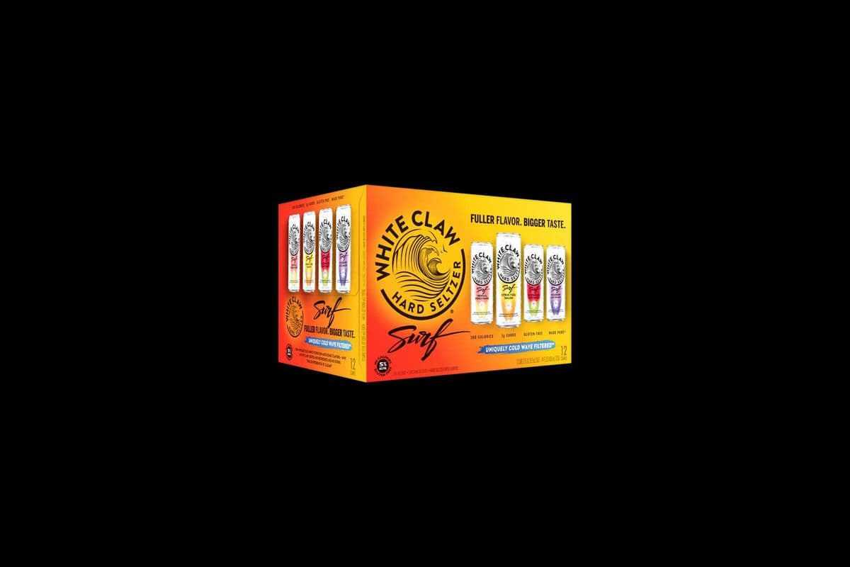 WHITE CLAW HARD SELTZER VARIETY SURF PACK (12 x 355ML CANS) (12 x 355ML*12)