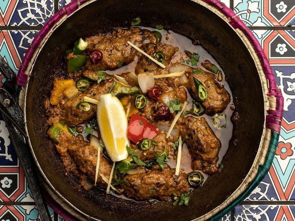 Chicken Kebab Karahi