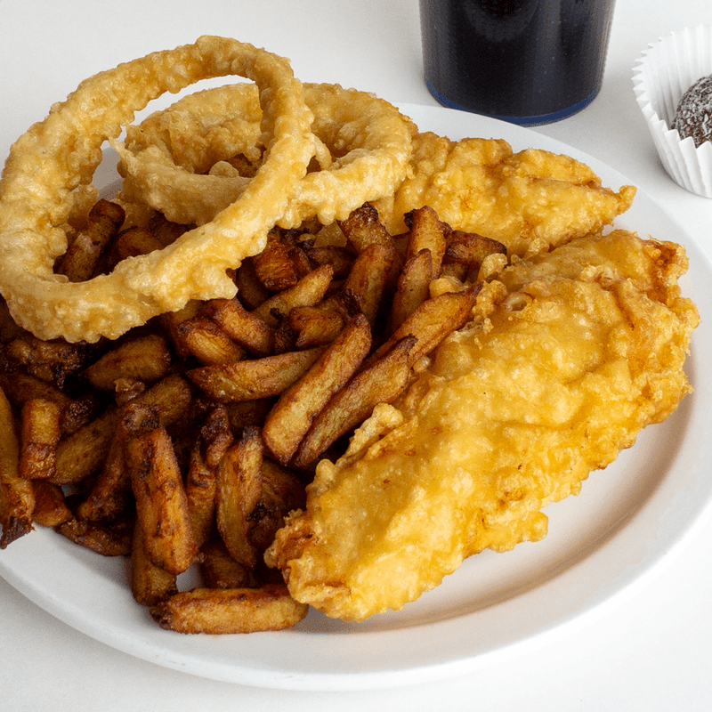 2pc Fish & Chips Combo