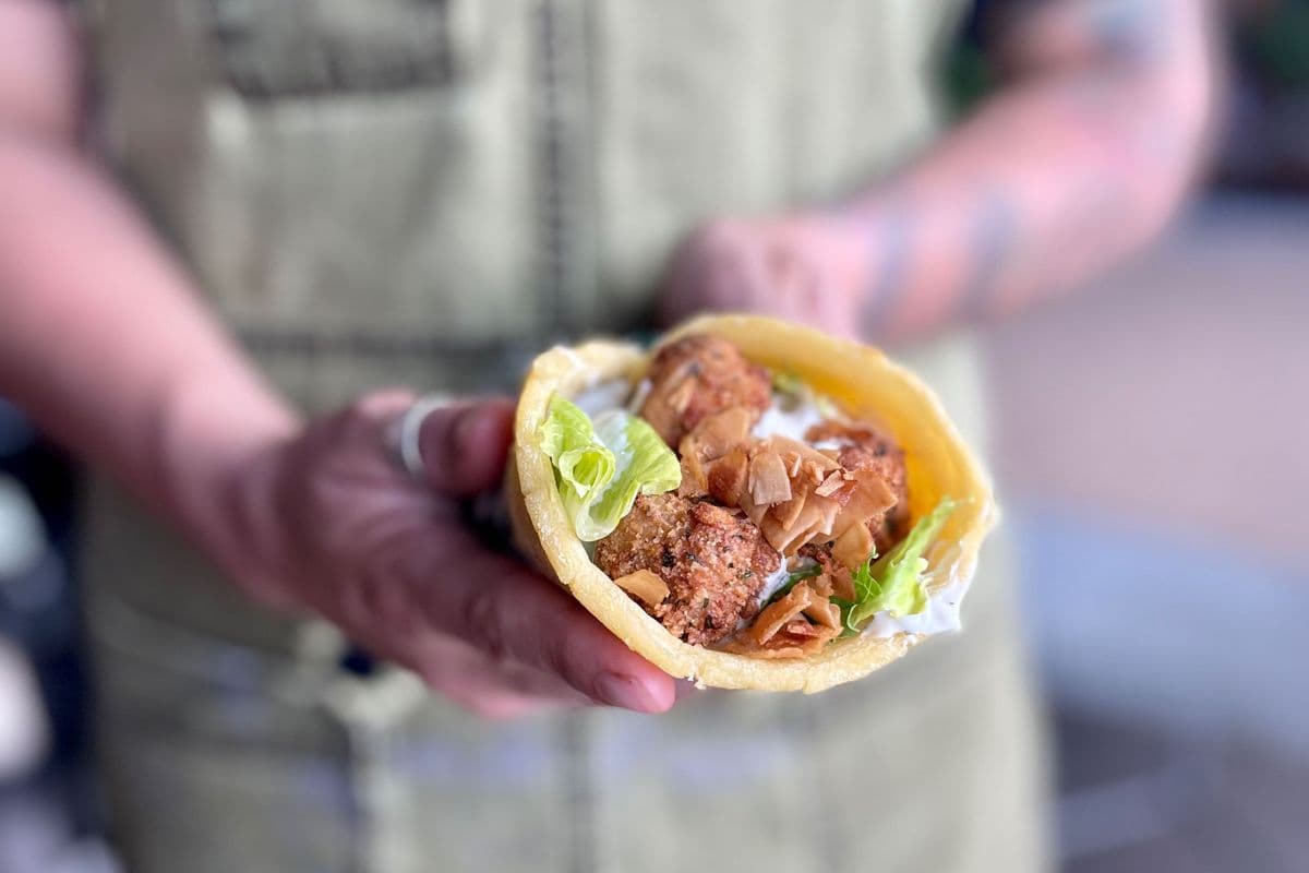 Gluten Free Caesar Chickn’ Chickpea Wrap
