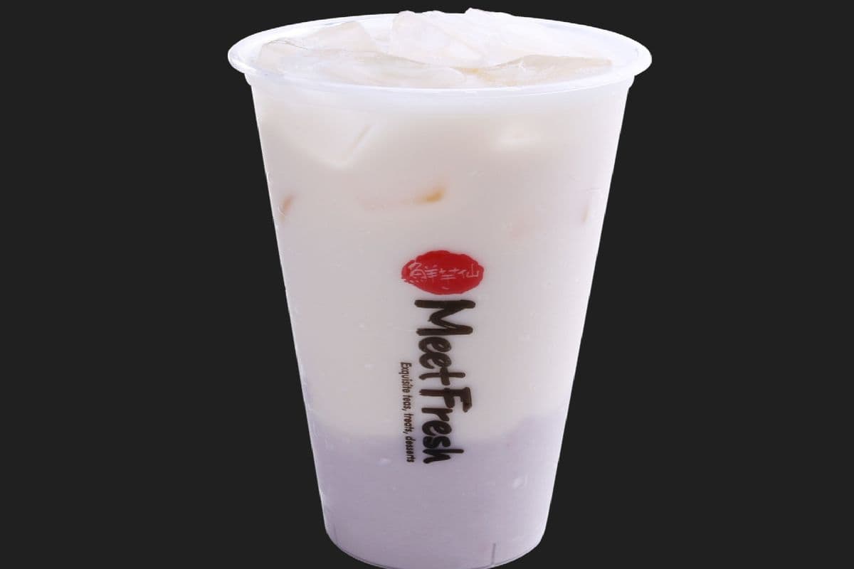 Taro Paste Green Milk Tea
