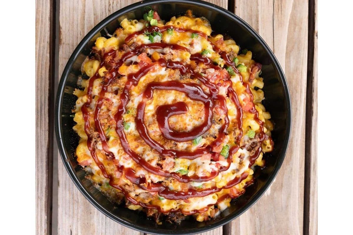 Mac N Cheese Cheesy Ham Delight
