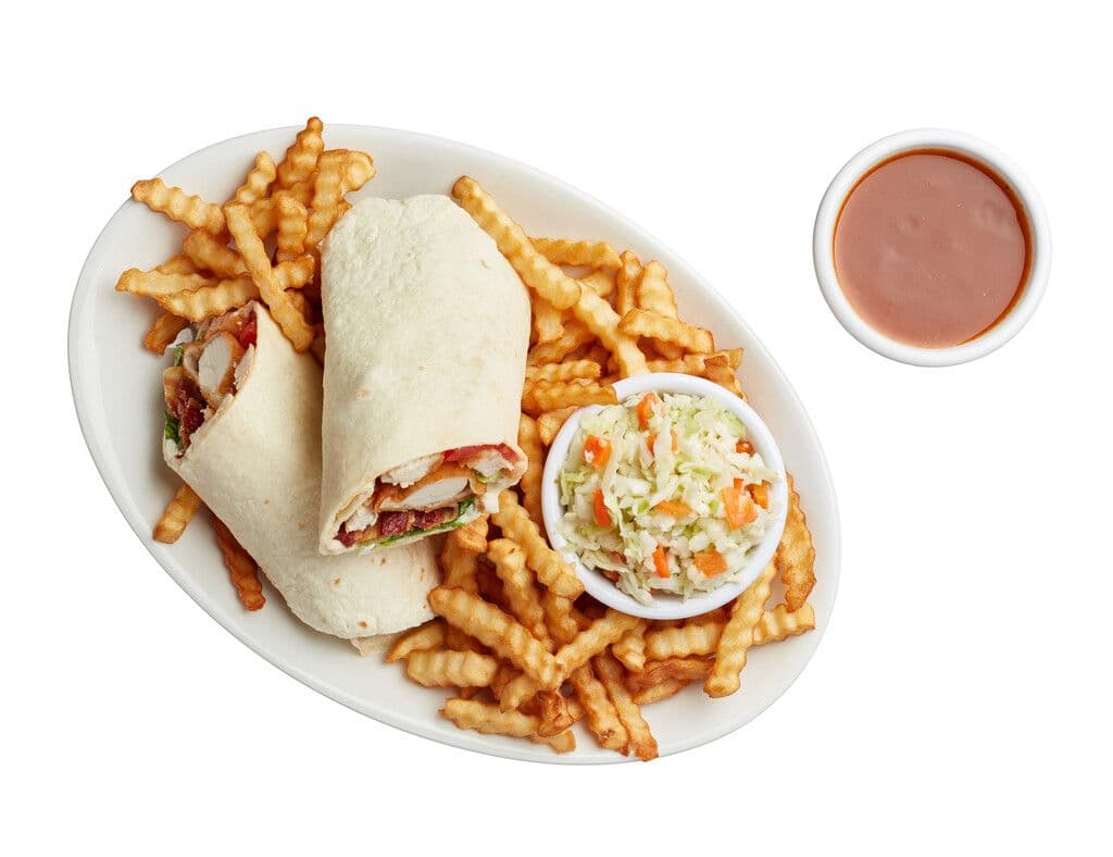 Assiette wrap aux filets de poitrine / Chicken Breast Fillets Wrap Plate