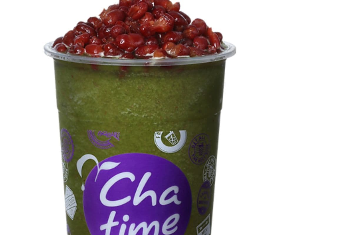 Matcha Red Bean Milk Tea