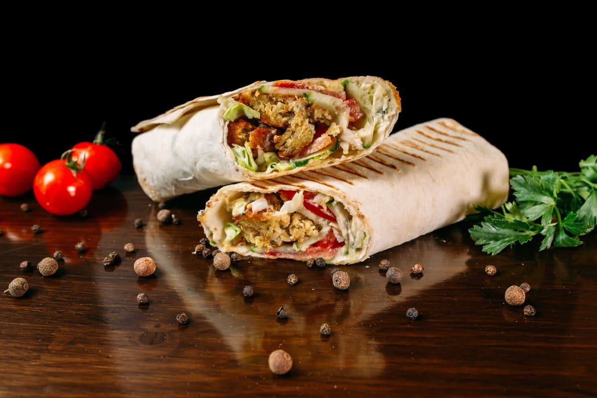 Tandoori Soya Chaap Wrap