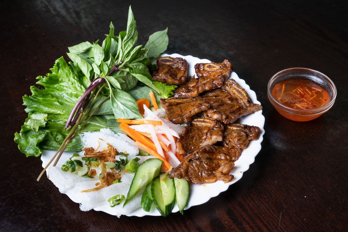 Grilled Beef Short Ribs - Banh Hoi Suon Bo