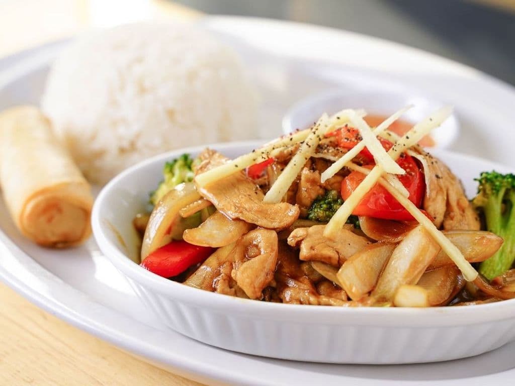 L6. Ginger Stir Fry Lunch Special