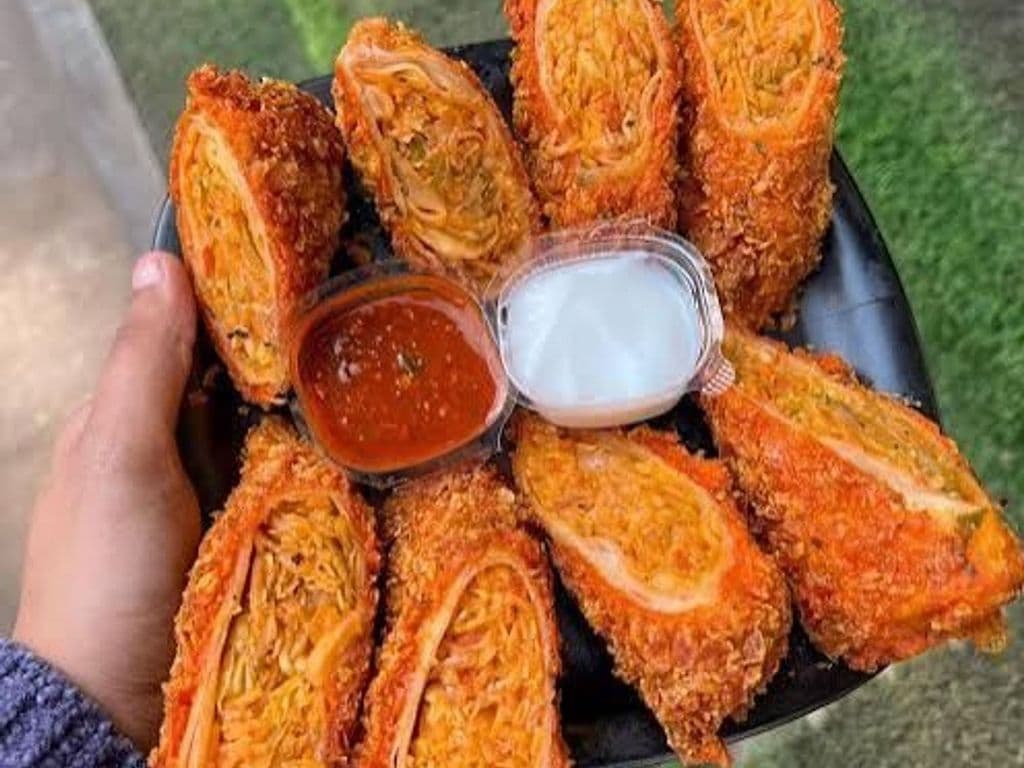 Kurkure Noodle Spring Rolls