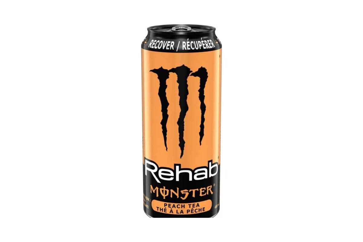 MONSTER ENERGY, Rehab Peach Tea, 458mL