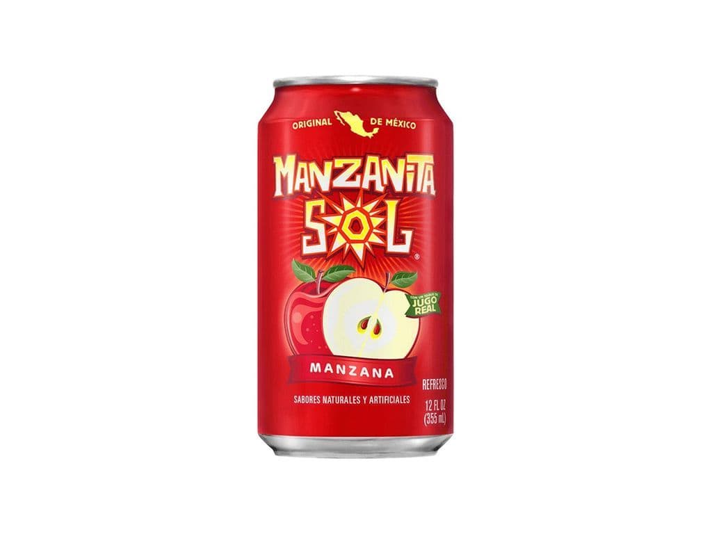 Manzananita Sol Apple Soft Drink 355ml Carbonated Beverage