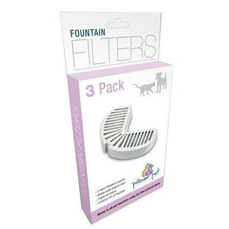 Pioneer Pet Replacement Filters for Ceramic & Stainless Steel Fountains