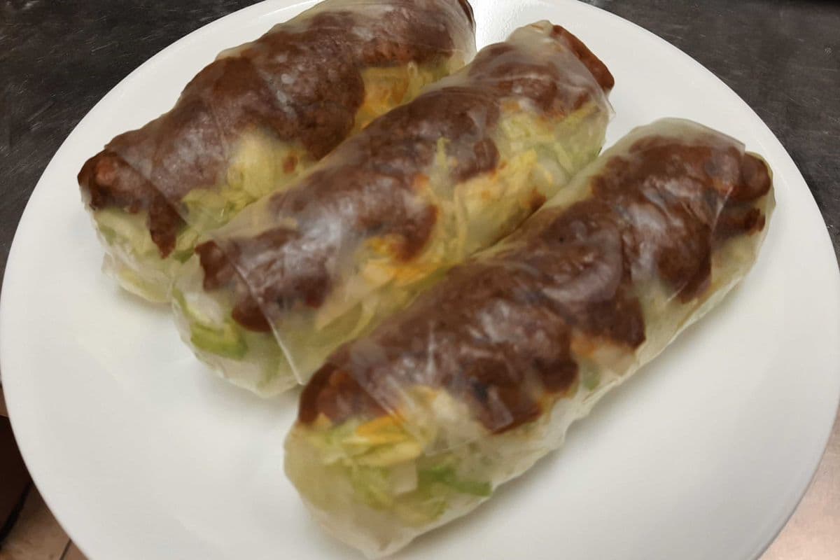 5. Grilled Beef Salad Rolls (3 pcs)