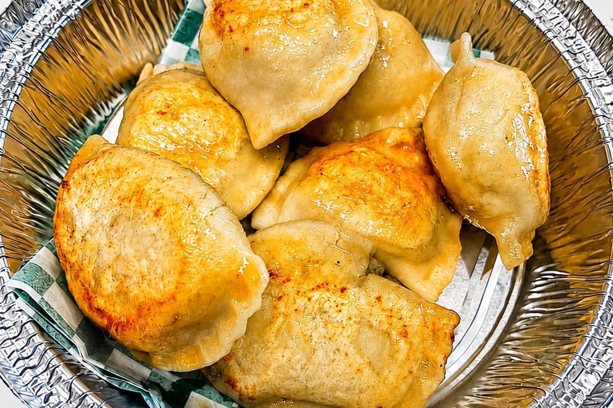 Vegan - Potato and Dill Perogies (6 perogies)