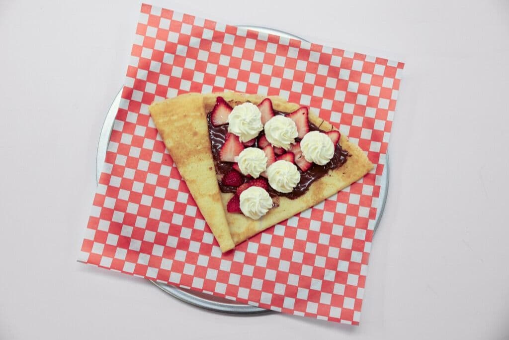 #52 Nutella Strawberry Whip Crepe