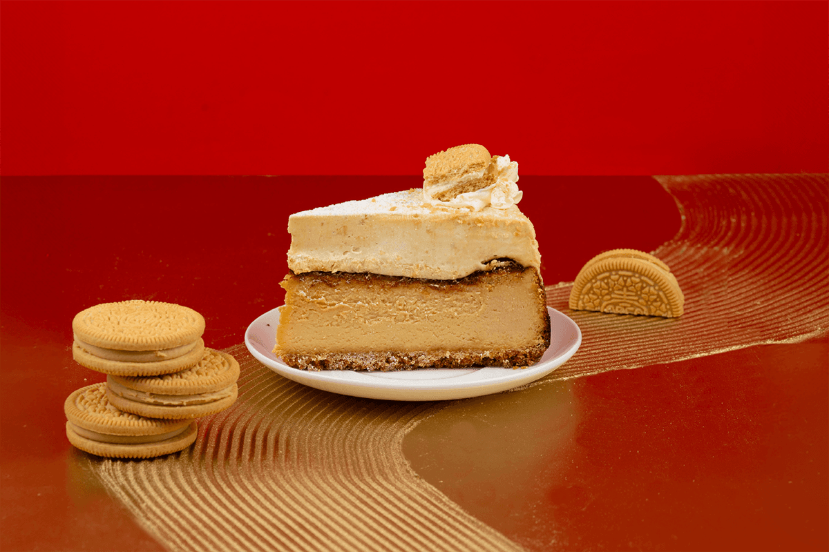 Brown Sugar Basque Cheesecake with OREO® Pieces