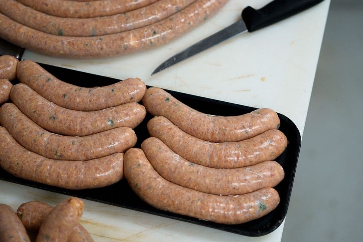 Chicken Spinach Feta Sausage