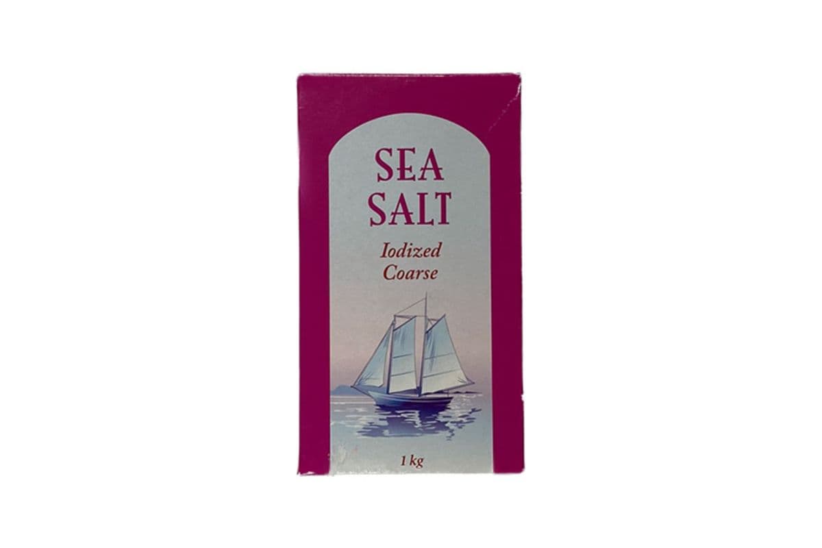 EuroTrade Sea Salt Iodized Coarse (1kg) (0 Cal)