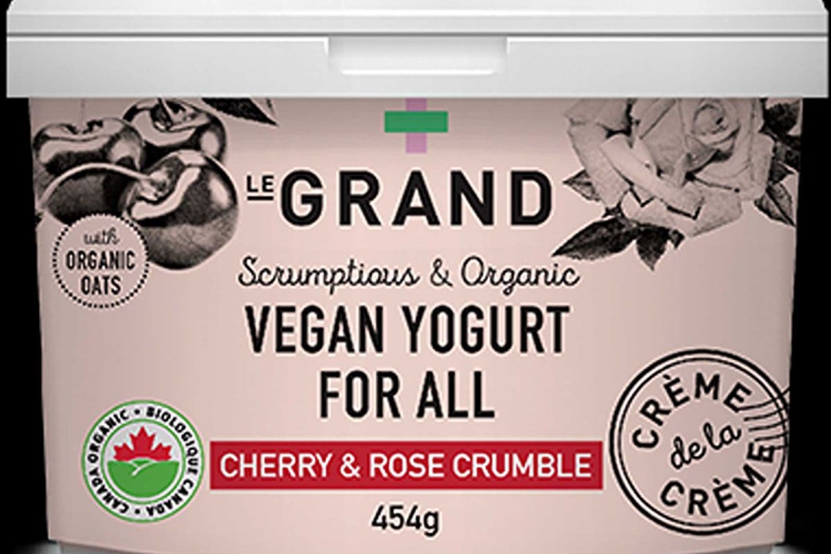 Le grand vegan yogurt cerise et rose