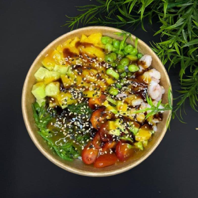 Poke with Marinated Tofu
