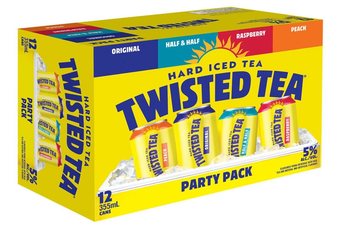 TWISTED HARD ICED TEA VARIETY PARTY PACK (12 x 355ML)
