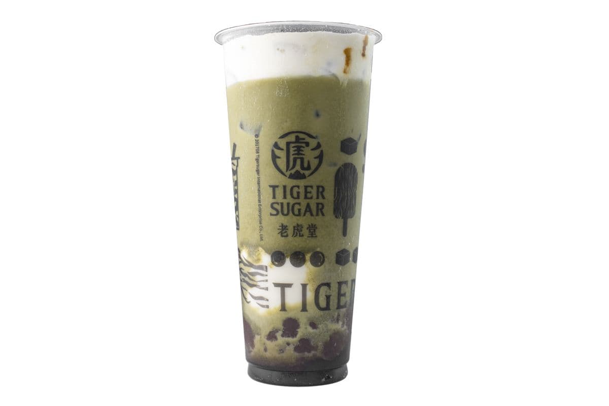 Matcha Pearl Milk w/Cream Mousse / 黑糖抹茶珍珠厚鮮奶/含奶霜