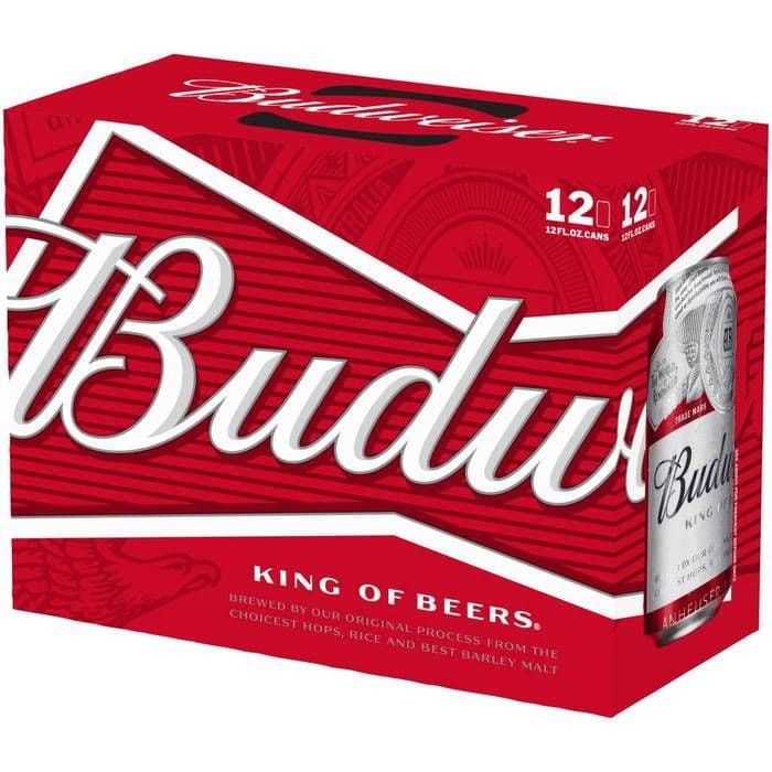 Budweiser (12 Can) (12 x 355 ml)