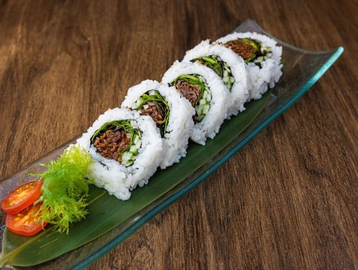 Vegan Chicken Teriyaki Roll