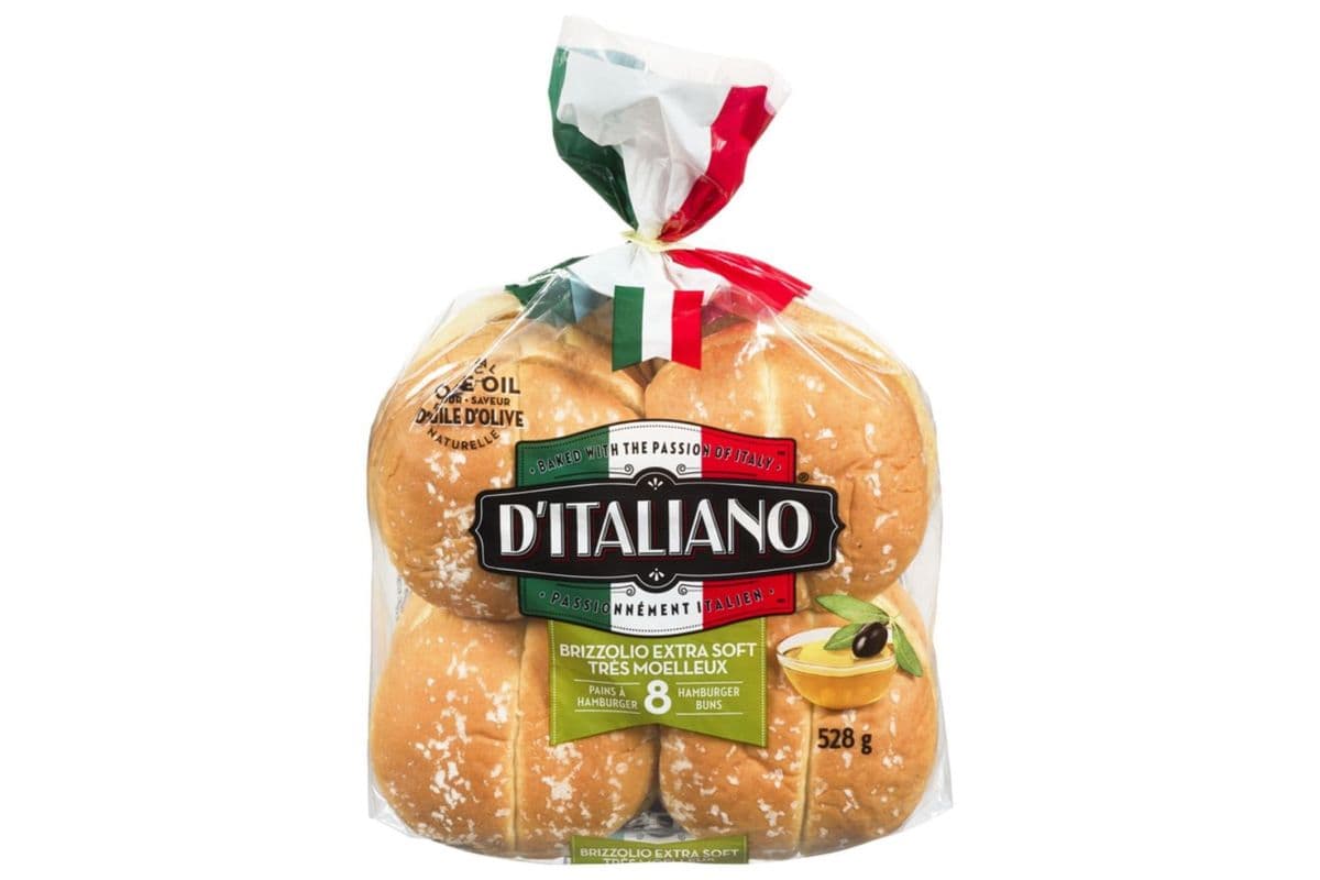 D’Italiano 8 Hamburger Buns (528 g)