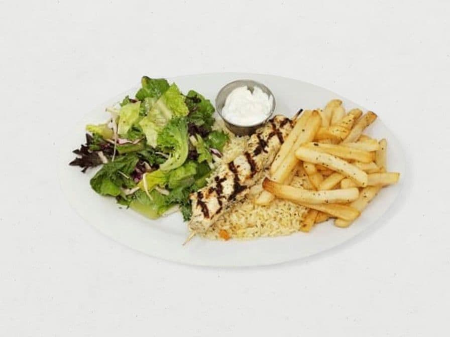 Assiette Souvlaki Poulet