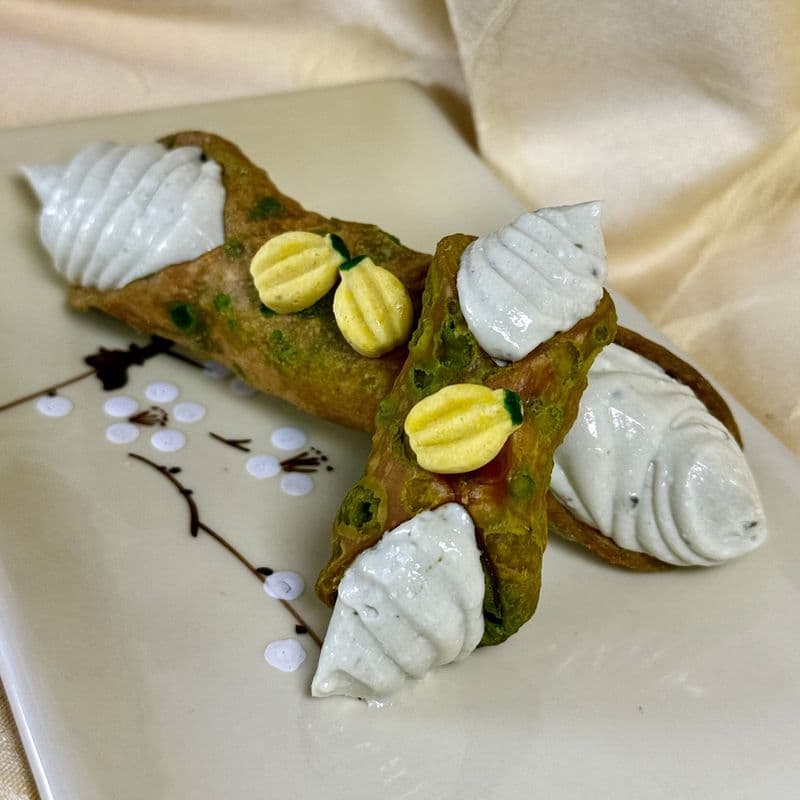 The Banana Matcha Cannoli
