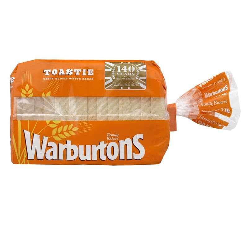 Warburtons - Toastie Thick Sliced Soft White Bread