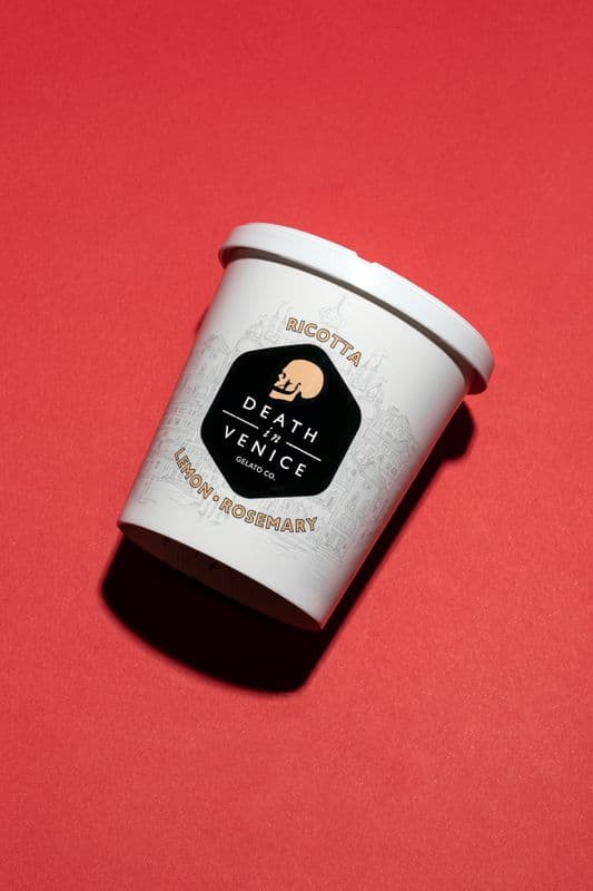Ricotta Rosemary Lemon Gelato