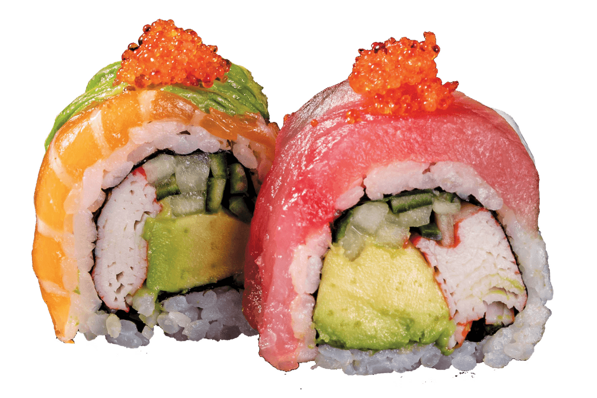 Rainbow Cali Roll (8 pcs)