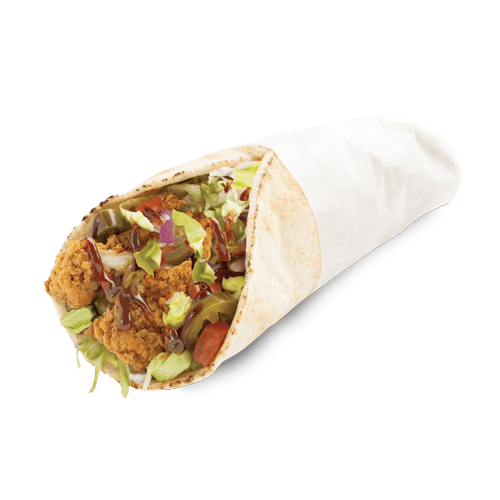 Honey Garlic Crispy Chicken Wrap
