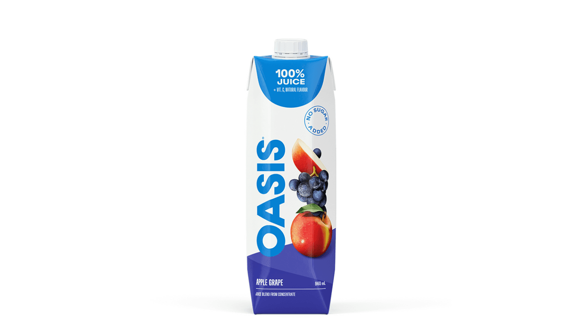 Oasis - Jus de Pomme-Rasin 960mL / Apple-Grape Juice 960mL